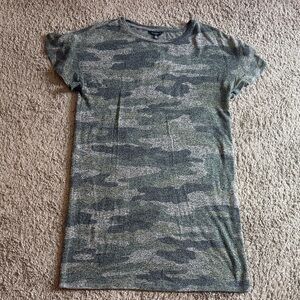 Lucky Brand Camouflage T-shirt Dress
